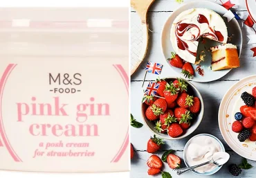 Marks & Spencer Pink Gin Cream