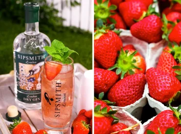 Strawberry Flavoured Summer Gin Cocktails
