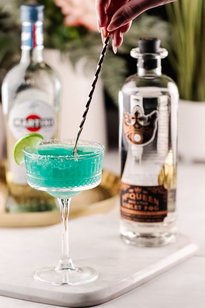 McQueen Gin Green Twilight Cocktail